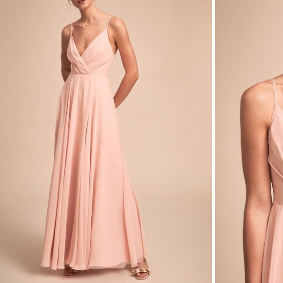 BHLDN Eva Dress in Blush Pink - Picture 1 of 4